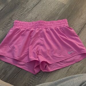 Nike Women's Bright Pink Athletic Shorts